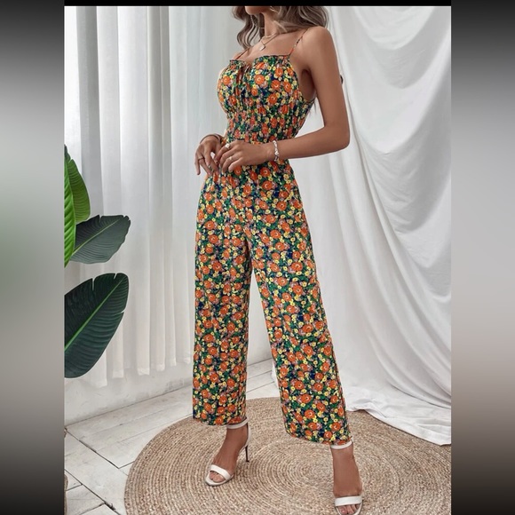FLORAL JUMPSUIT - Picture 3 of 3
